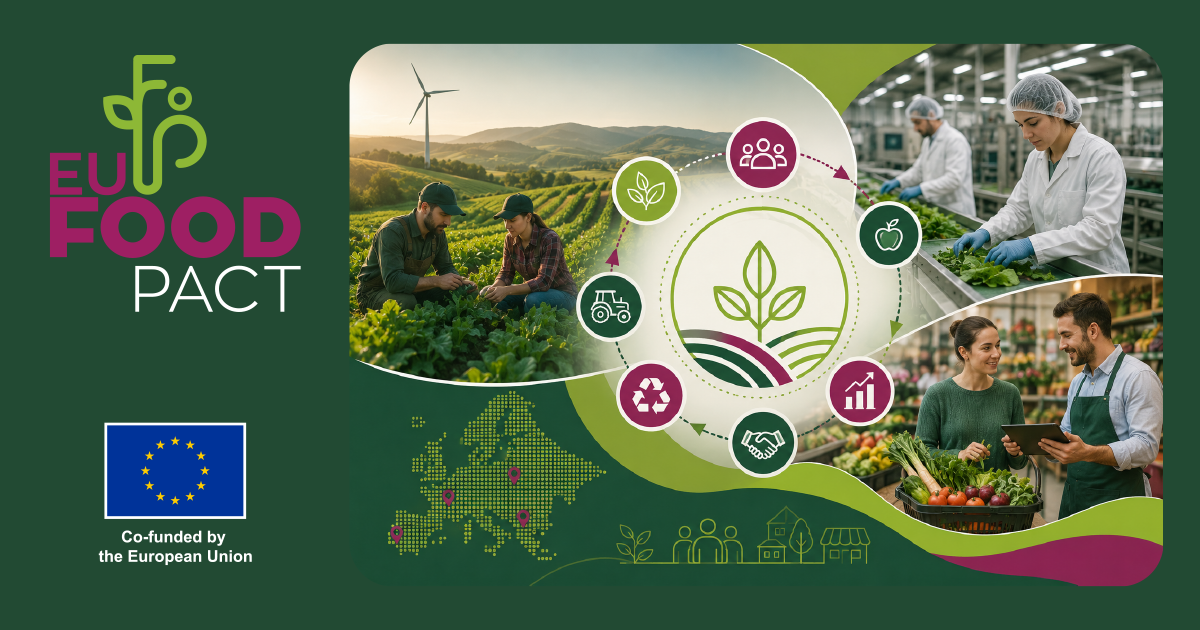 EU FOODPACT sustainability and agri-food sector visual